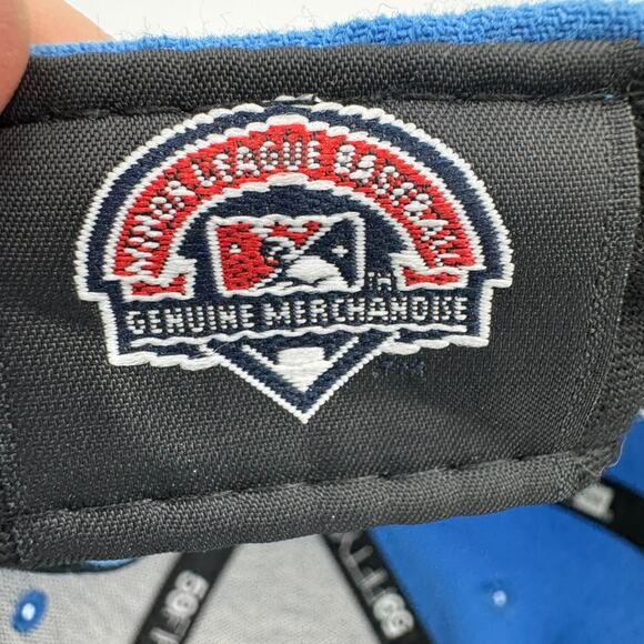 New Era 59FIFTY Bakersfield Blaze Fitted Hat Blue Gold 7 1/8 MiLB Baseball Cap - Picture 12 of 14